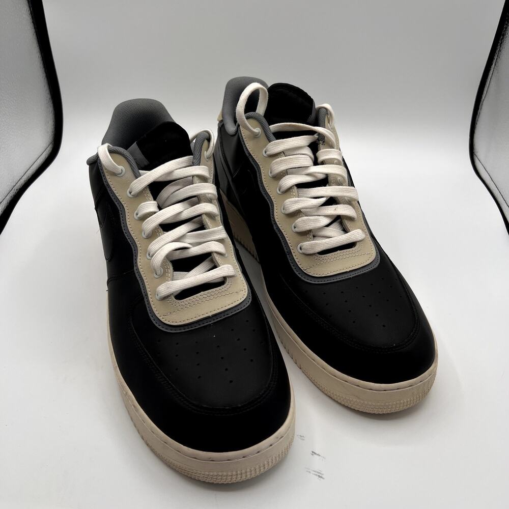 NIKE Air Force 1 Low '07 LV8 " Black Pure Platinum" Mens Size 18 Sneakers
